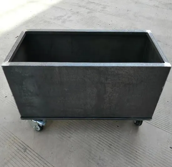 Modern Garden Planters Rectangle Corten Steel Planter Pots