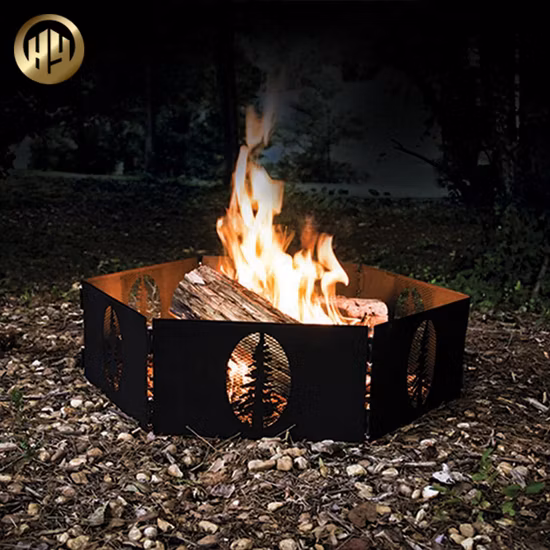 Rusty Garden Decoration Corten Steel Fire Place