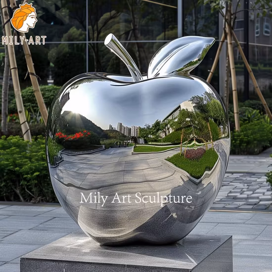 屋外ガーデンストリート Corten Corten ステンレス鋼の愛の彫刻像